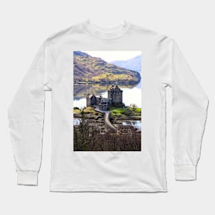 Eilean Donan Castle Portrait Long Sleeve T-Shirt